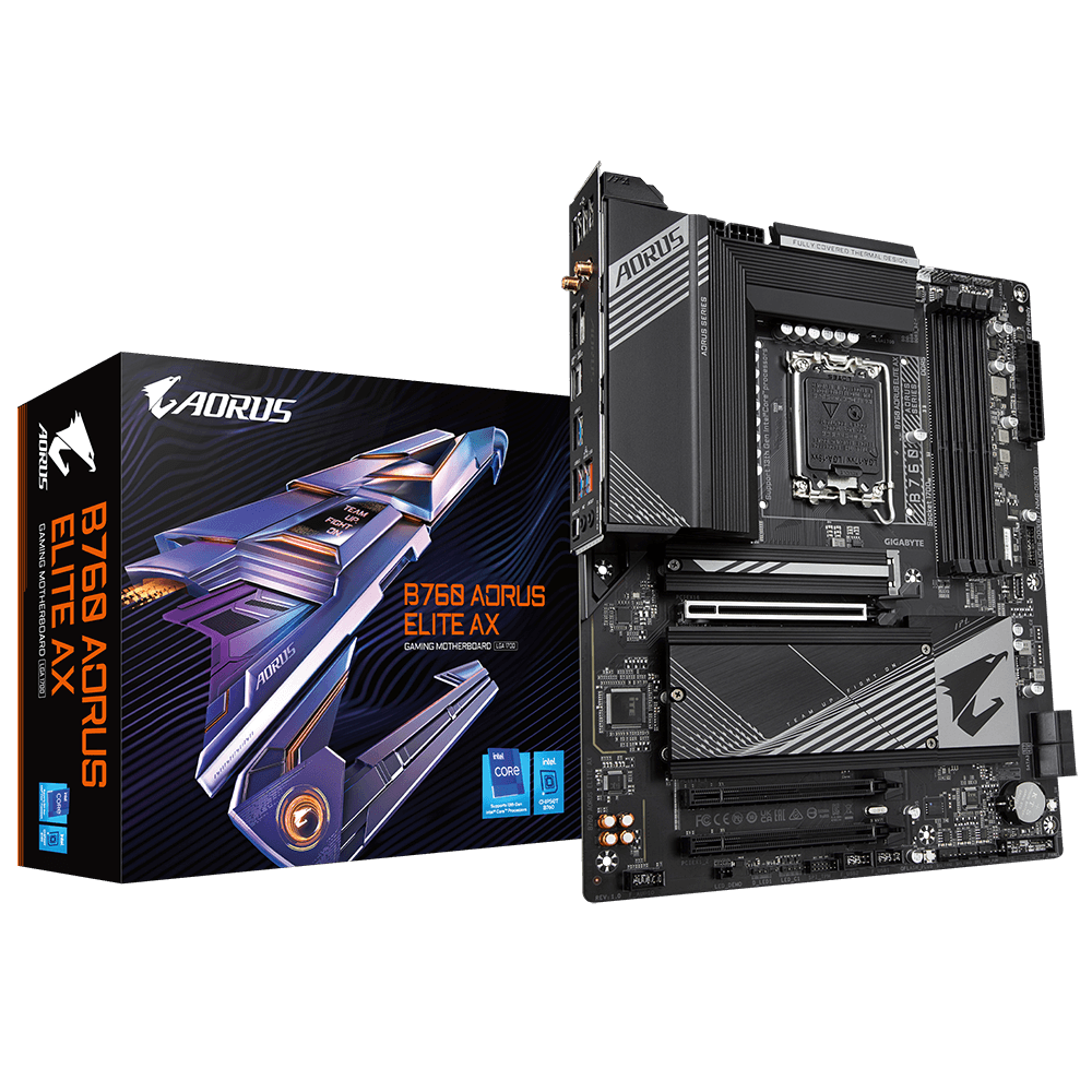 Gigabyte Motherboard B760 AORUS ELITE AX DDR5 1.0 Gigabyte Motherboard B760 AORUS ELITE AX DDR5 1.0